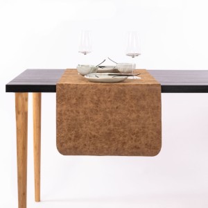 Table runner, 45 × 145 cm, "Truman", Walnut - Tiseco