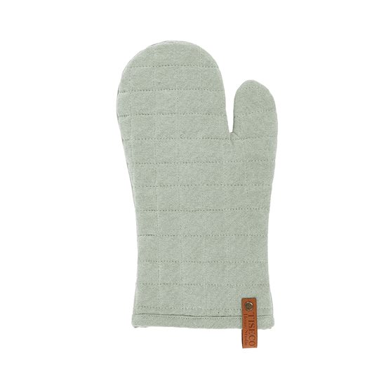 Oven mitt, 18 × 32 cm, "Havana", Green stone - Tiseco