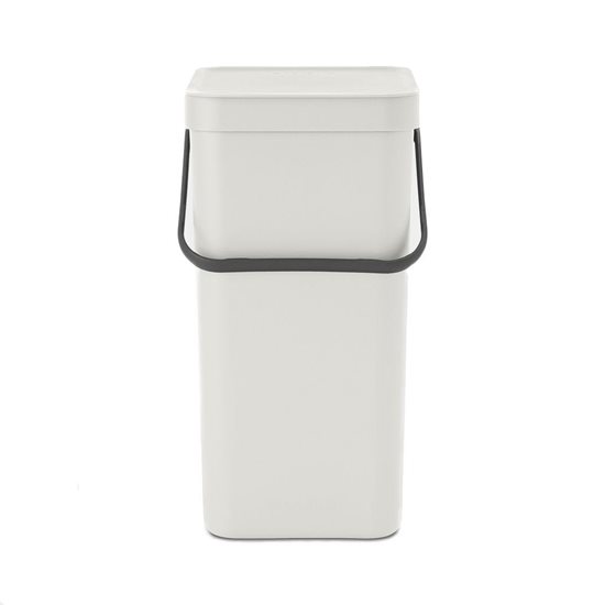 Кош за боклук Sort&Go, пластмасов, 16 L, Light Grey - Brabantia