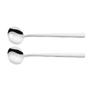 2-piece salad spoon set, stainless steel, 25 cm - Zwilling