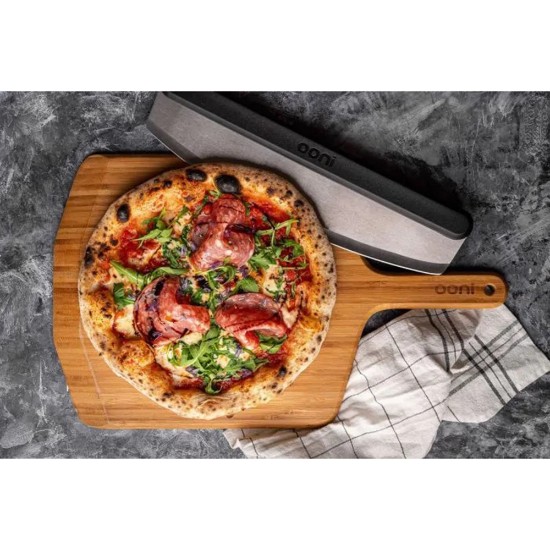 Long-blade pizza cutter, stainless steel, 35 cm - Ooni