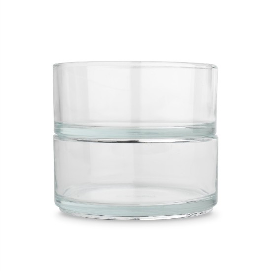 Set mit 3 stapelbaren Behältern aus hitzebeständigem Glas, 970 ml - Ooni