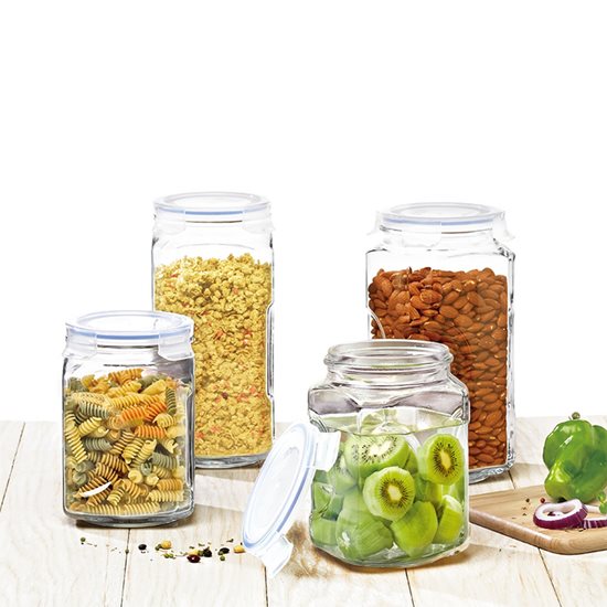 Food storage container, glass, 3000ml, "Big Canister" - Glasslock
