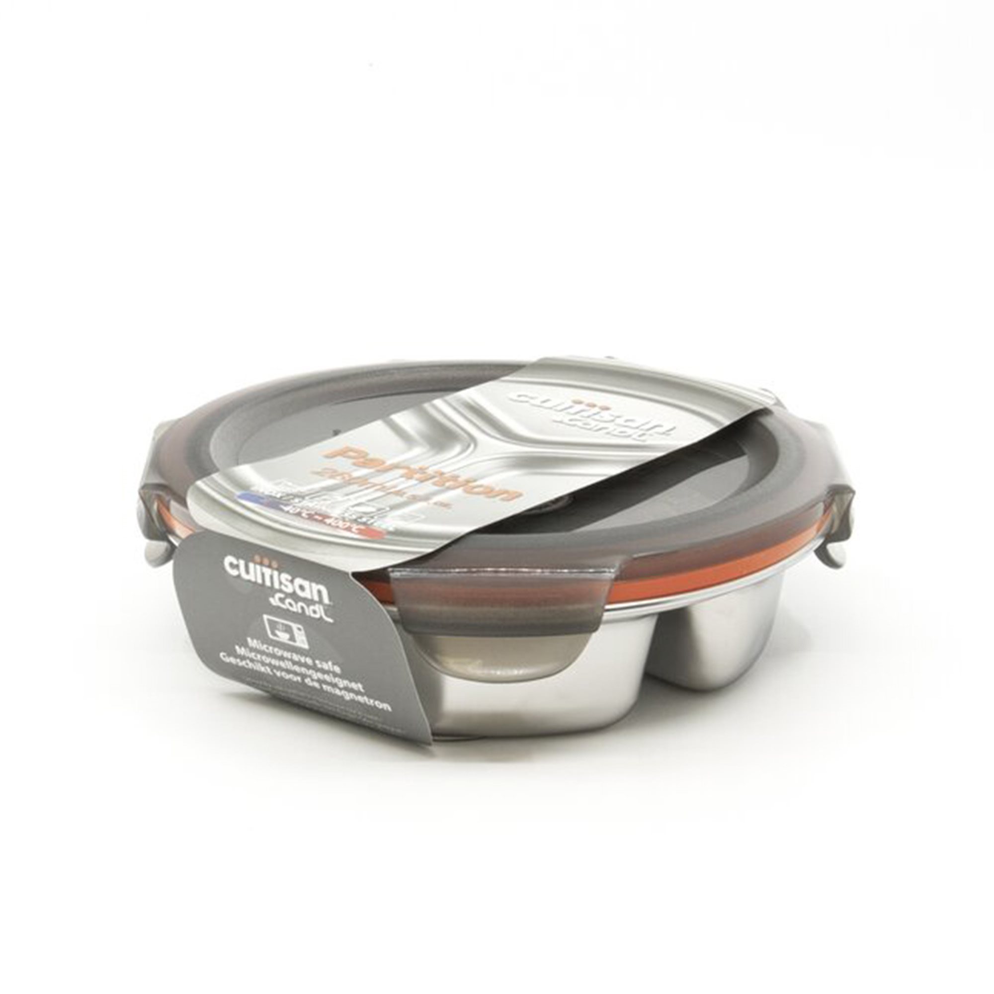 Round Stainless Steel Container, Round Microwavable Food Storage Container