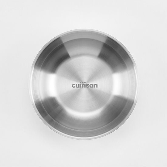 3-piece set of round bowls, stainless steel, "LIVING" range - Cuitisan