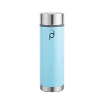 "DrinkPod" thermally insulating bottle made of stainless steel, 350 ml, Blue - Grunwerg