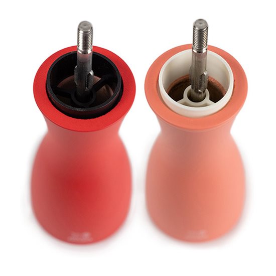 Set of 2 salt and pepper grinders, 15 cm, "Tahiti Fire", Bricks&Flame - Peugeot