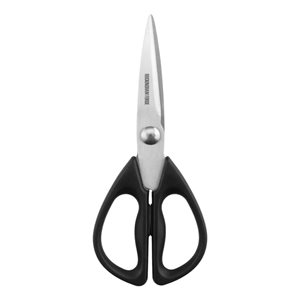 Kitchen scissors, stainless steel, 20 cm, "Rockingham Forge", Black - Grunwerg
