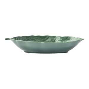Porcelánová mísa, 30 × 13 cm, "Tropical Leaves Green" - Nuova R2S
