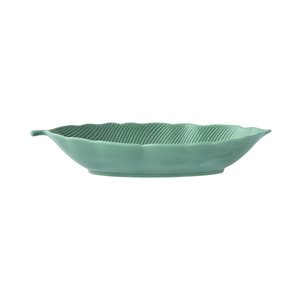 Tigela de porcelana, 26 × 11,5 cm, "Leaves Light Green" - Nuova R2S