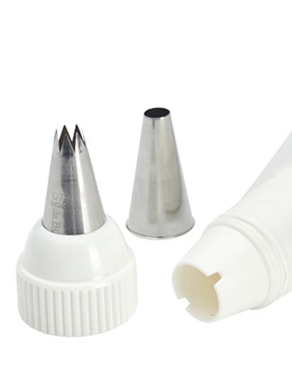 Set of 2 pastry nozzle adapters, 35mm - de Buyer brand