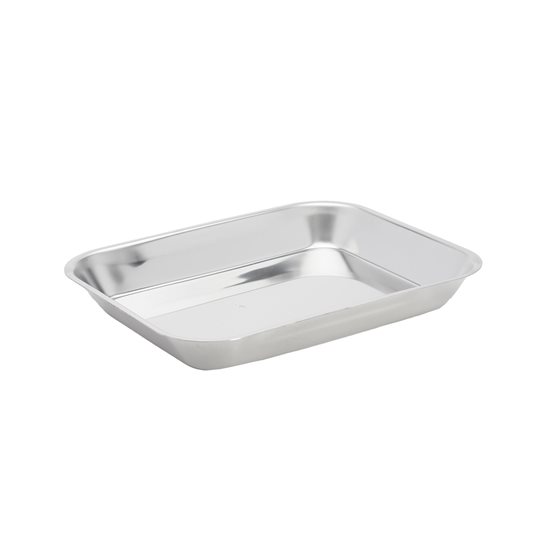 Prato marinado, aço inox, 27x22x4cm - de Buyer brand