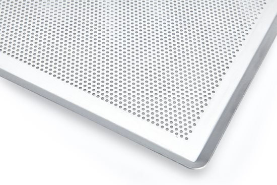 Perforated baking tray, stainless steel, 40 x 30 cm - de Buyer  