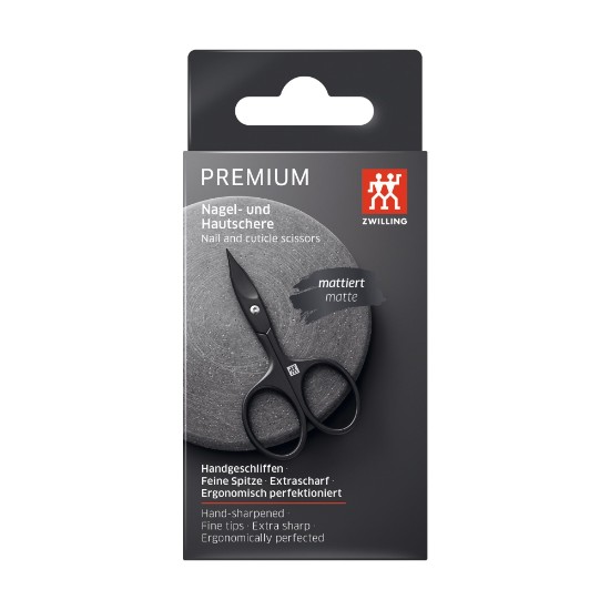 Tijeras para uñas y cutículas, acero inoxidable, 90 mm - Zwilling TWINOX M