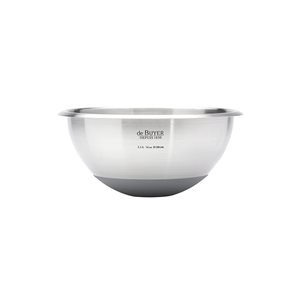 Bowl with silicone base, stainless steel, 20cm/2.1L - de Buyer brand