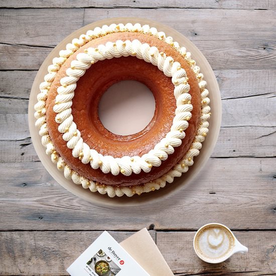 Tapadásmentes sütőforma, acél, 24cm, "Savarin" - de Buyer