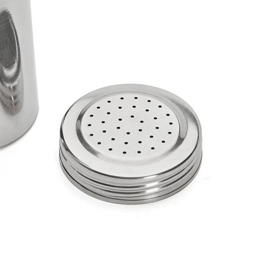 Container for sprinkling spices, with sieve, stainless steel, 7 × 13 cm/1.5 mm - de Buyer