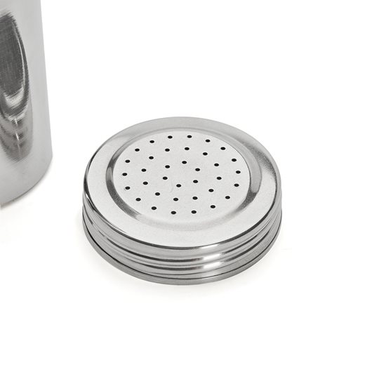 Container for sprinkling spices, with sieve, stainless steel, 7 × 10 cm/1.5 mm - de Buyer