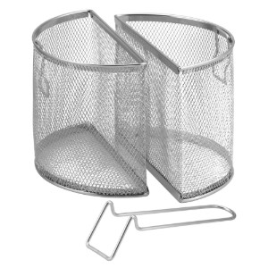 Pentola per pasta, con 2 cestelli, acciaio inossidabile, 22 cm/6 L - Zokura