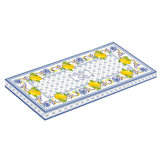 Plateau rectangulaire, porcelaine, 33,5 x 15 cm, "Positano" - Nuova R2S