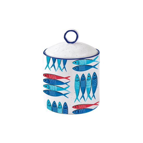 Uzglabāšanas konteiners, porcelāns, 10,5 cm, "Sardine's Party" - Nuova R2S