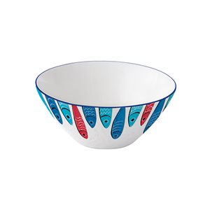 Porcelain bowl, 22.5 cm, Sardine's Party - Nuova R2S