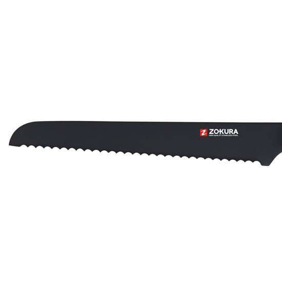 Bread knife, stainless steel, 20 cm - Zokura