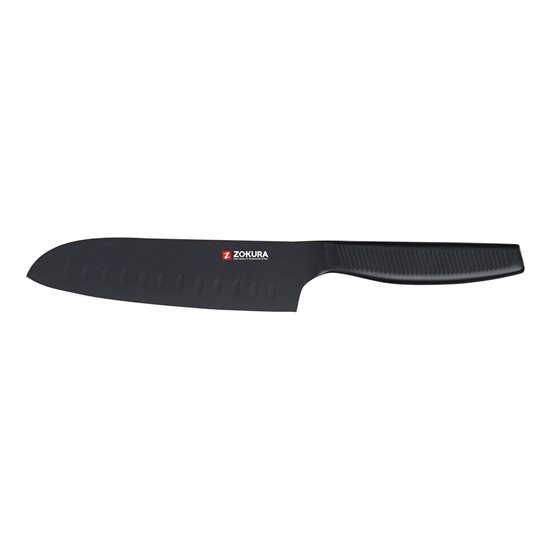 Santoku knife, stainless steel, 18 cm - Zokura