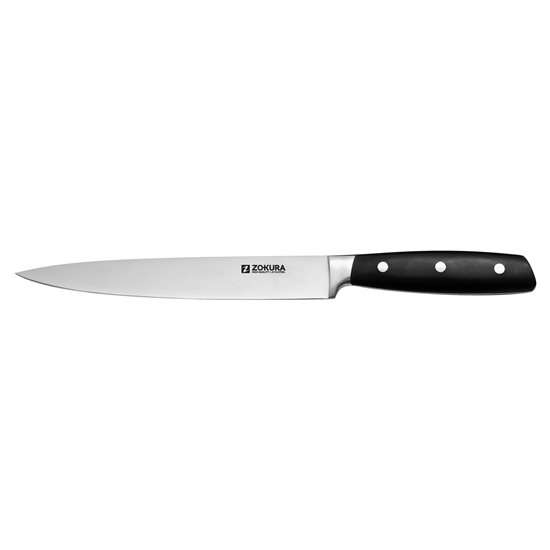 6-dijelni set noževa, nehrđajući čelik, s ugrađenim oštrilom za noževe - Zokura
