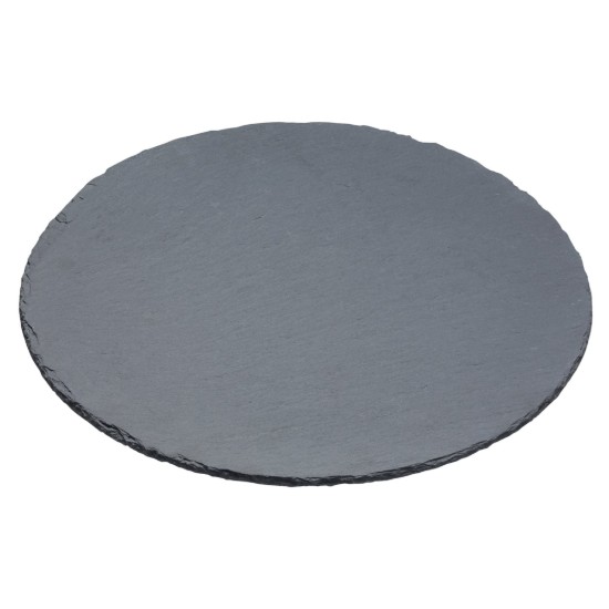 Apaļš slinkās susanas šķīvis, 35 cm, šīfera akmens - Artesa