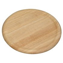 Platter for serving pizza, 32 cm, rubber tree - Kesper