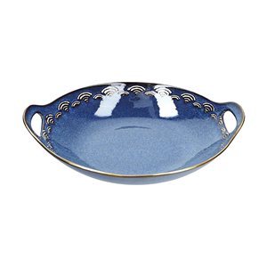"Mikasa Satori" bowl for serving food, with handles, 28 cm, porcelain - by Kitchen Craft