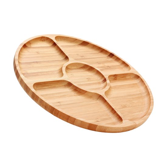 Platter, bamboo wood, 28 cm - Zokura