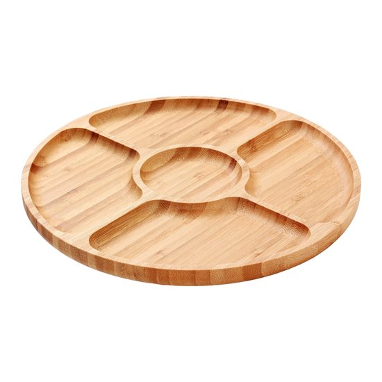 Platter, adhmad bambú, 28 cm - Zokura