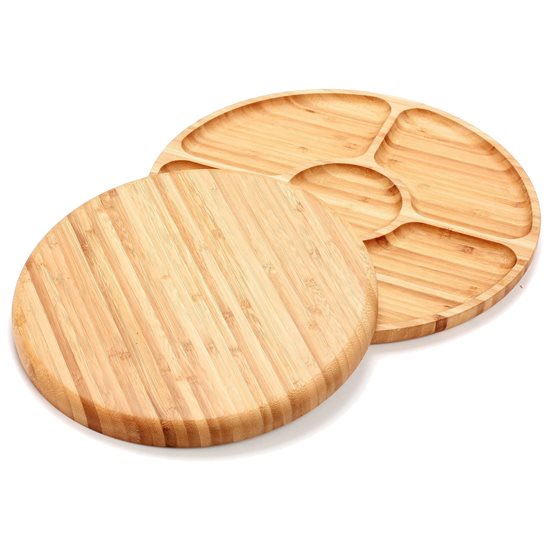 Platter, adhmad bambú, 28 cm - Zokura