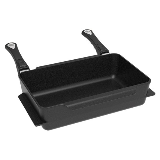 Roast tray, aluminum, 38 x 24 cm - AMT Gastroguss