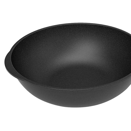 Panela wok, alumínio, 30 cm, indução - AMT Gastroguss