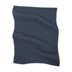 Set of 2 kitchen towels, microfiber, 40x60 cm, "Essential", Stone Blue - Tiseco