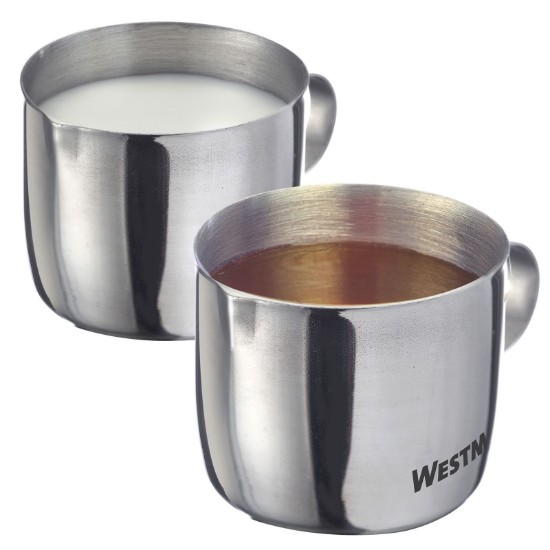 2-delt melkekannesett, rustfritt stål, 30 ml, "Brasilia" - Westmark