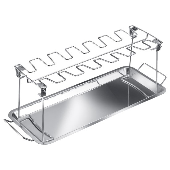 Kyllingelårholder, rustfrit stål, 12x32cm - Westmark