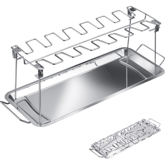 Kyllingelårholder, rustfrit stål, 12x32cm - Westmark