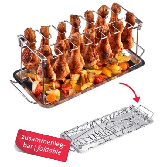 Chicken drumstick holder, stainless steel, 12x32cm - Westmark