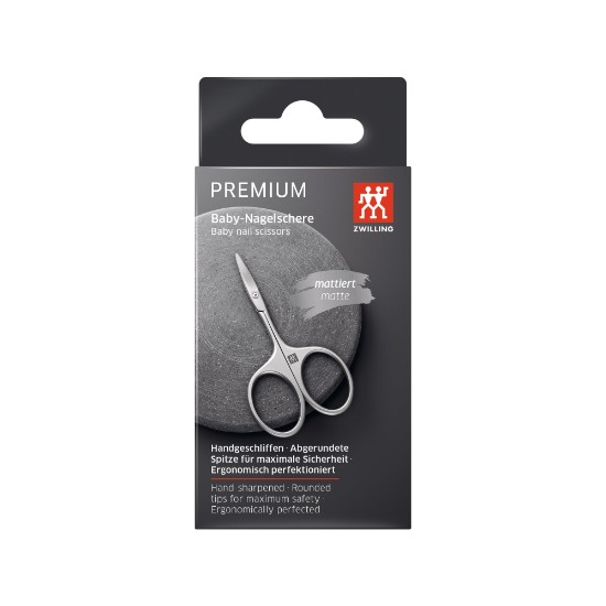 Çocuklar için tırnak makası, paslanmaz çelik, 90 mm - Zwilling PREMIUM