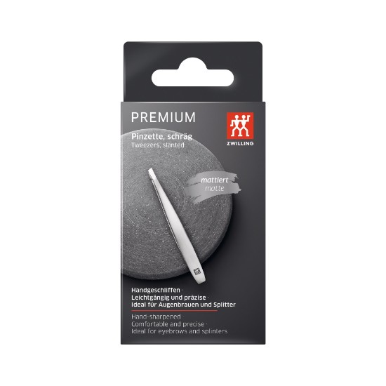 Pinza para cejas, 90 mm, acero inoxidable satinado - Zwilling TWINOX