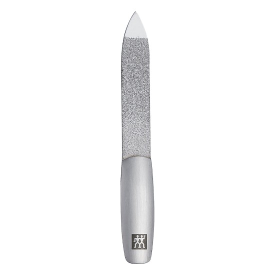 Manikür seti, 3 parça, paslanmaz çelik, kahverengi deri çanta, PREMIUM - Zwilling