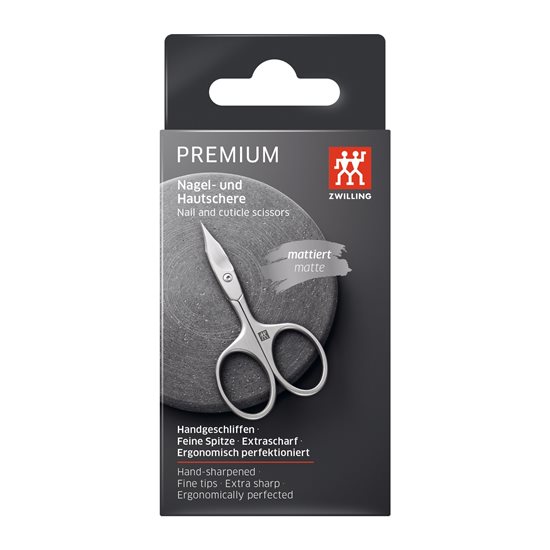 Nail and cuticle scissor, 90 mm, satin stainless steel, TWINOX - Zwilling 