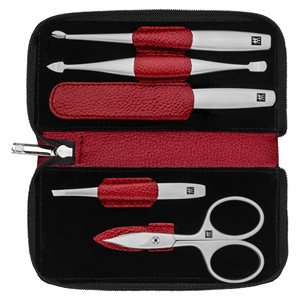 5-piece satin stainless steel set, Red - Zwilling TWINOX