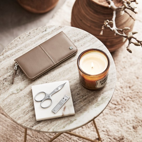 5-delige manicureset, vernikkeld staal, bruin leren etui - Zwilling Twinox