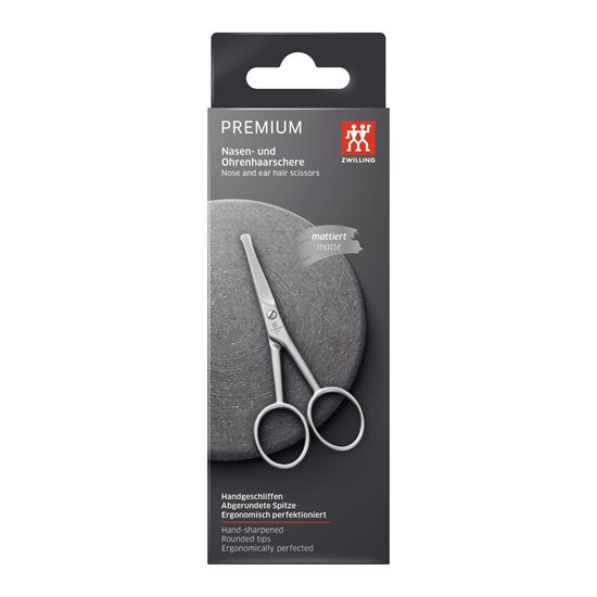 Trimmer tax-xagħar tal-imnieħer u tal-widnejn, 100 mm, stainless steel, TWINOX - Zwilling