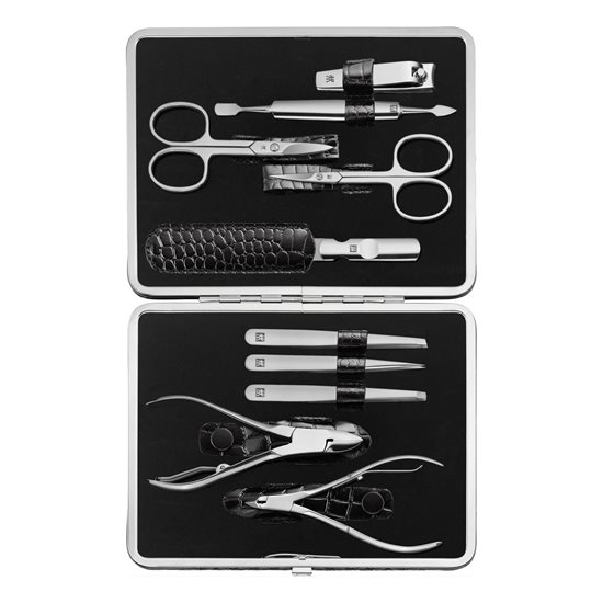 10-piece stainless steel set, black frame case - Zwilling Classic Inox